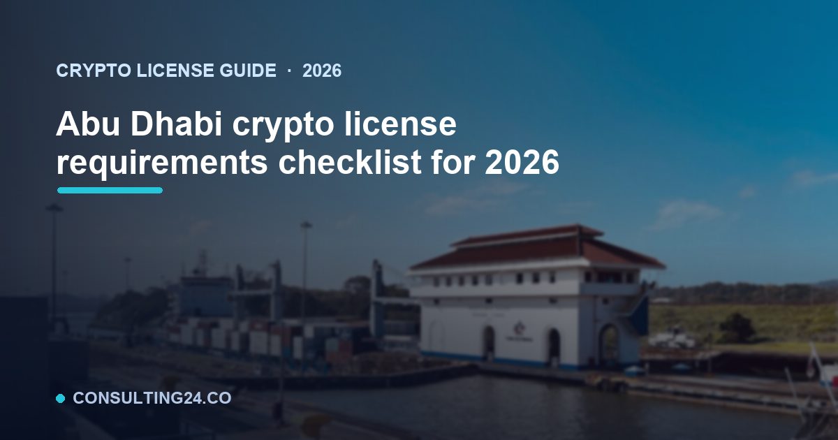Abu Dhabi crypto license — Consulting24