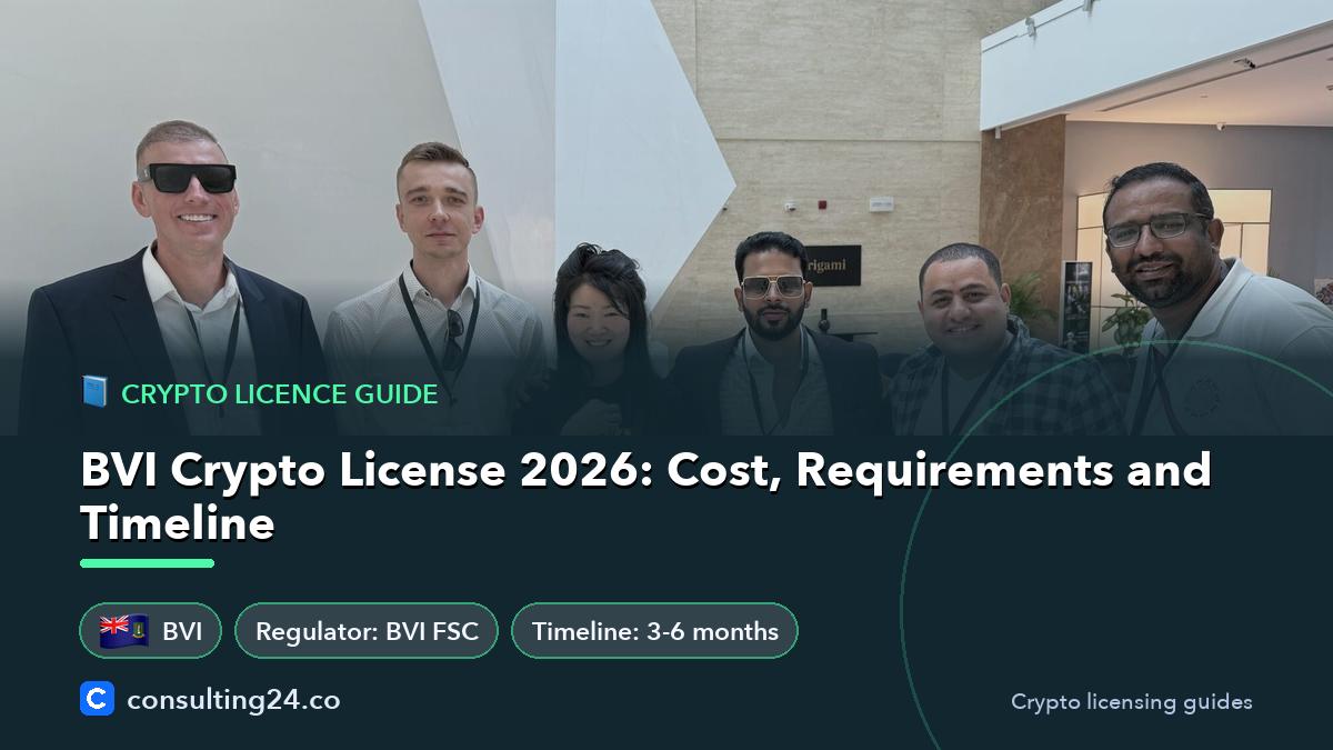 BVI crypto license: Consulting24 crypto licensing guide