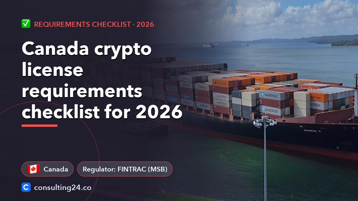 Canada crypto license requirements: Consulting24 crypto licensing guide