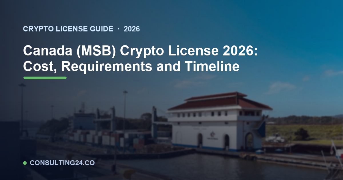 Canada (MSB) crypto license — Consulting24