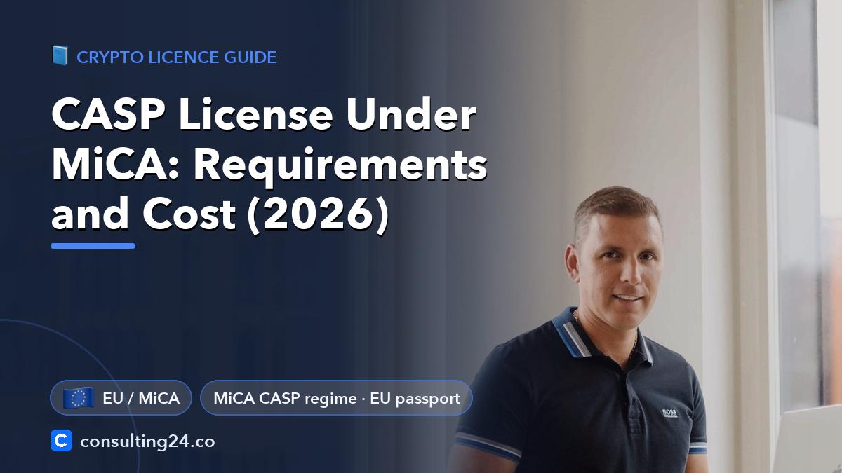 CASP license: Consulting24 crypto licensing guide