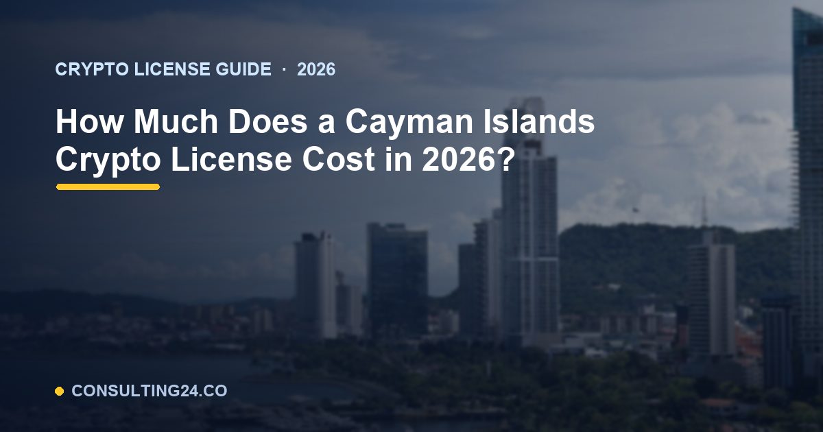 Cayman Islands crypto license cost — Consulting24