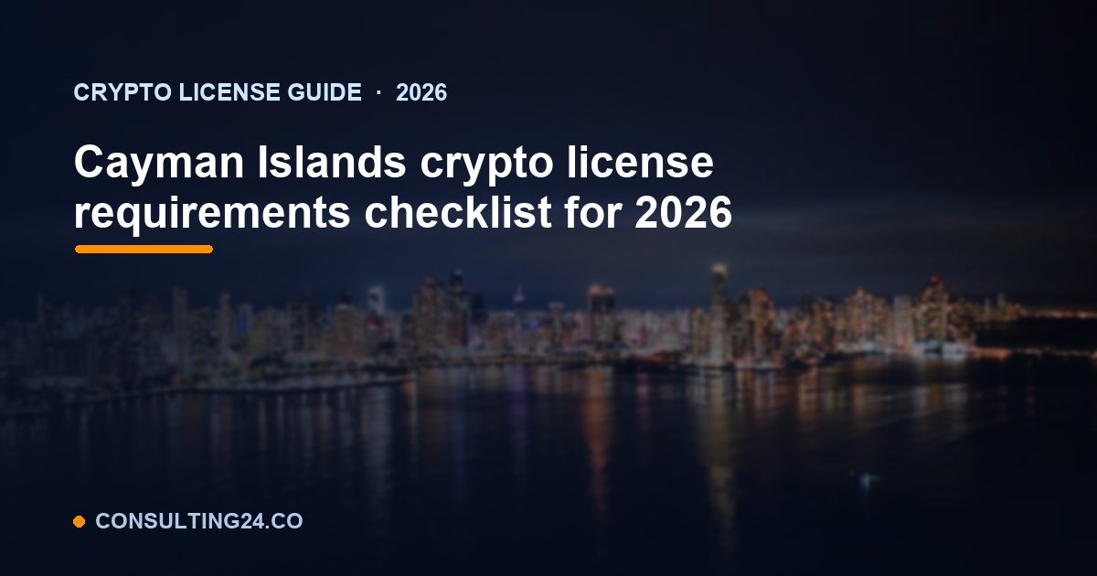 Cayman Islands crypto license — Consulting24
