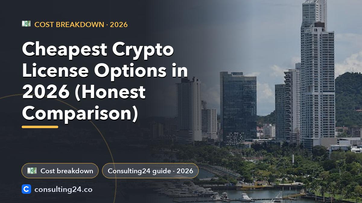 Cheapest Crypto License: Consulting24 crypto licensing guide
