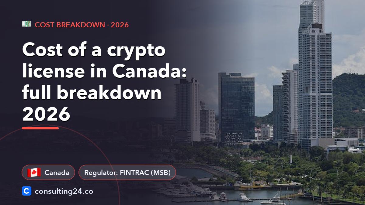 Cost of a crypto: Consulting24 crypto licensing guide