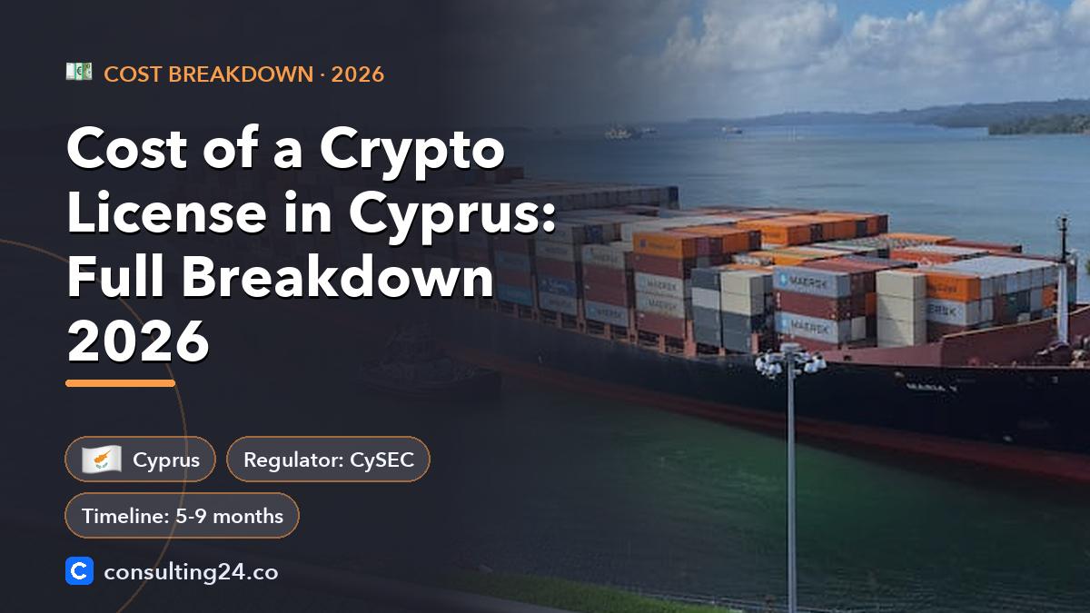 Cost of a crypto: Consulting24 crypto licensing guide