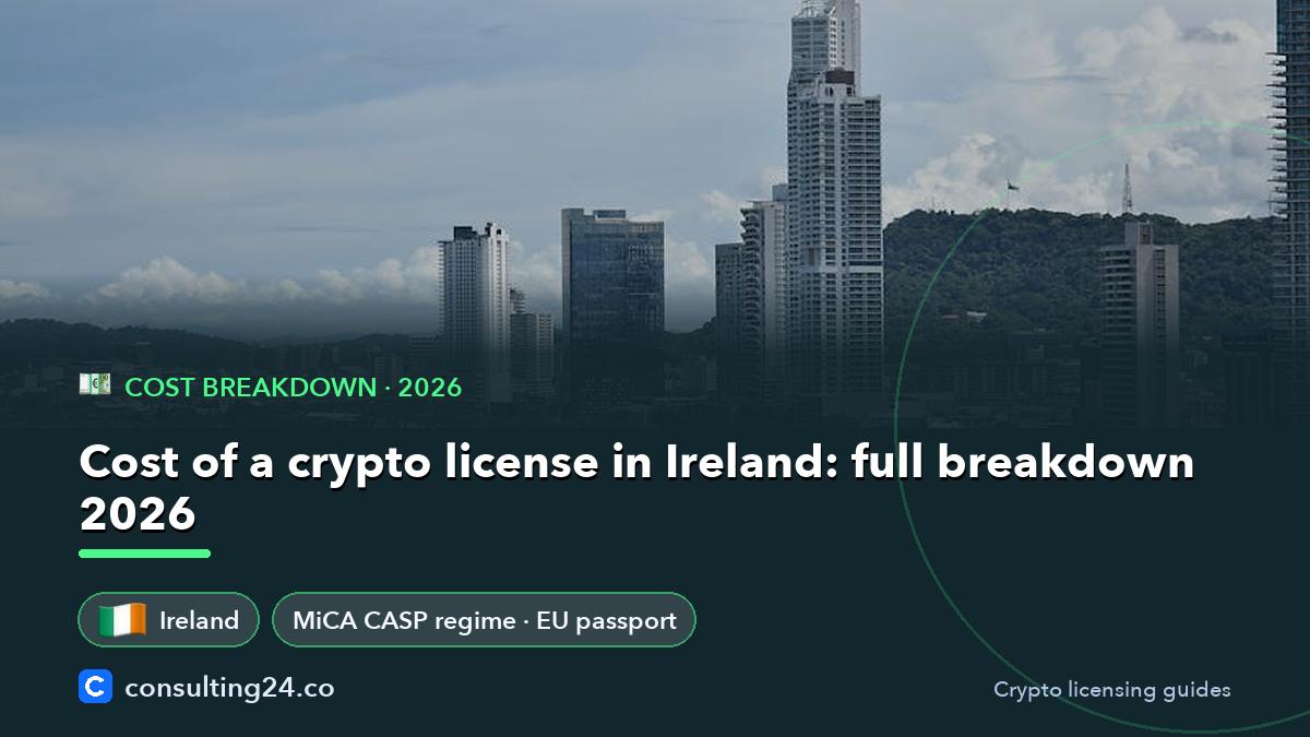 Cost of a crypto: Consulting24 crypto licensing guide