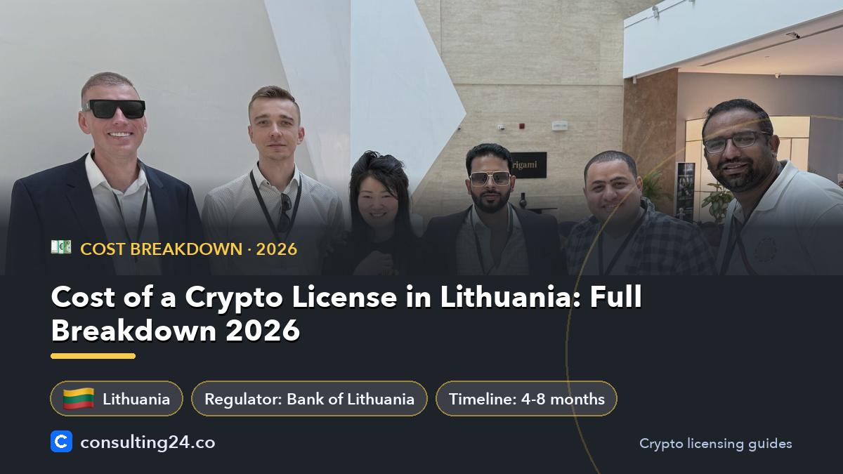 Cost of a crypto: Consulting24 crypto licensing guide