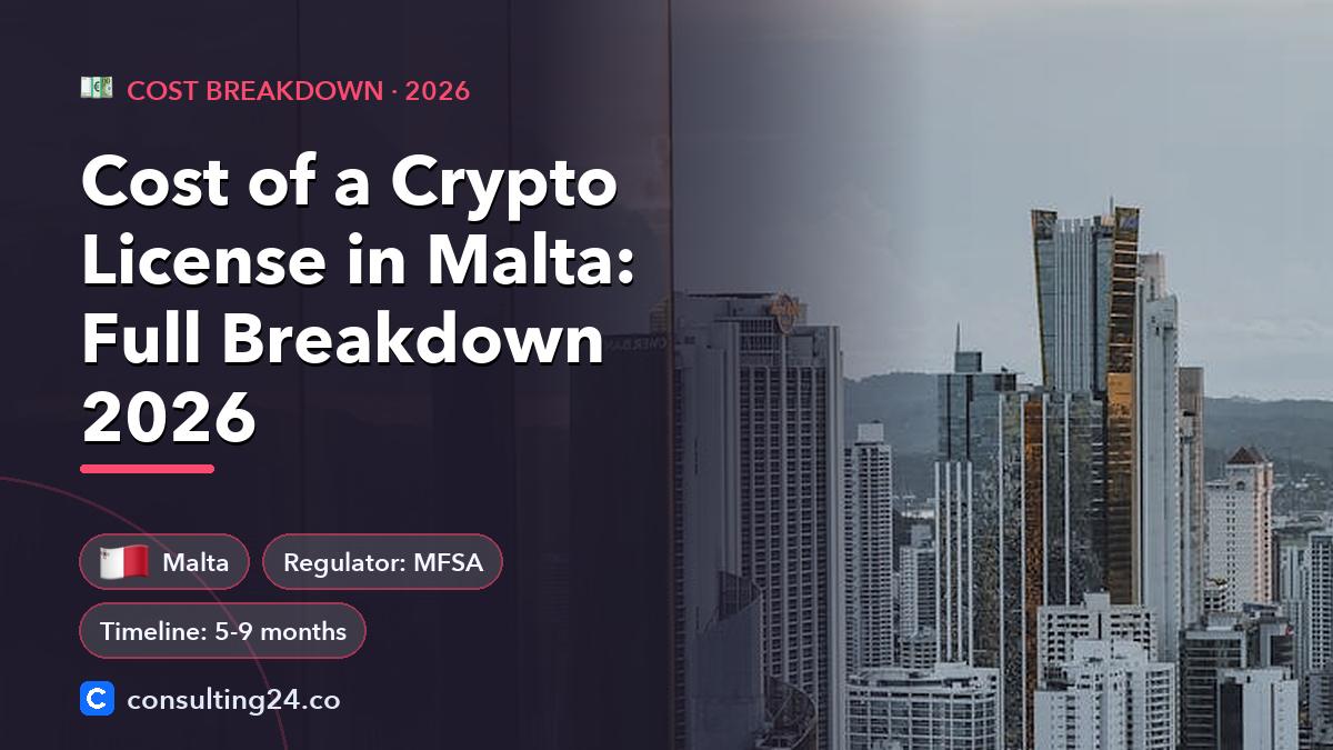 Cost of a crypto: Consulting24 crypto licensing guide