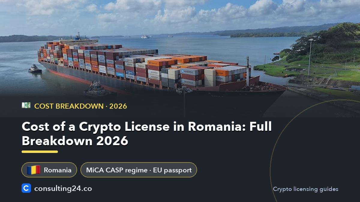 Cost of a crypto: Consulting24 crypto licensing guide