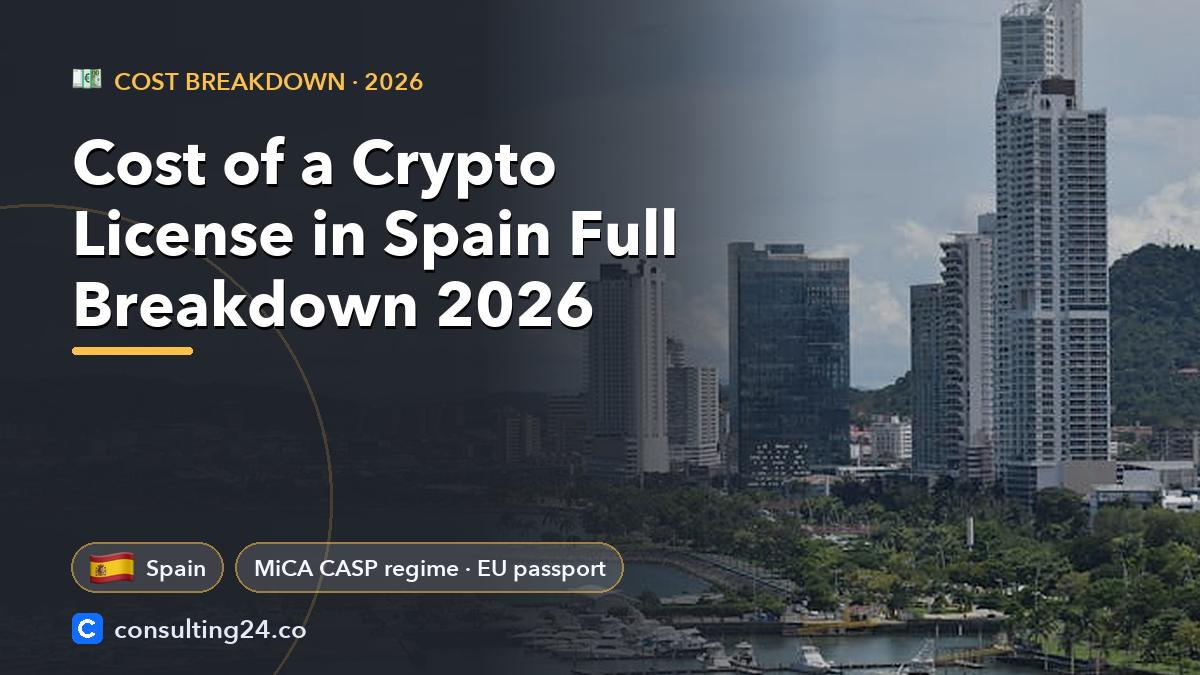 Cost of a crypto: Consulting24 crypto licensing guide