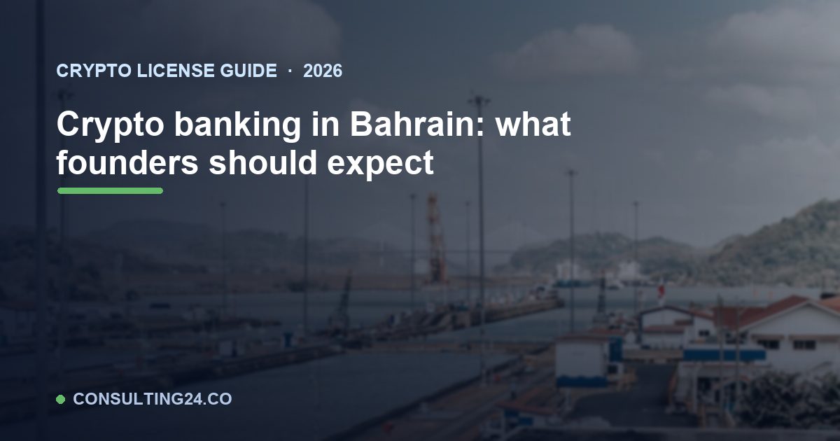 Crypto banking in Bahrain: — Consulting24