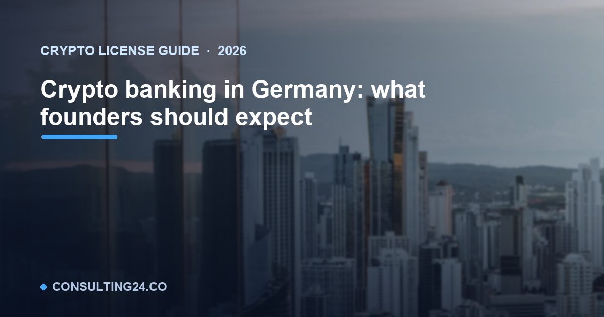 Crypto banking in Germany: — Consulting24