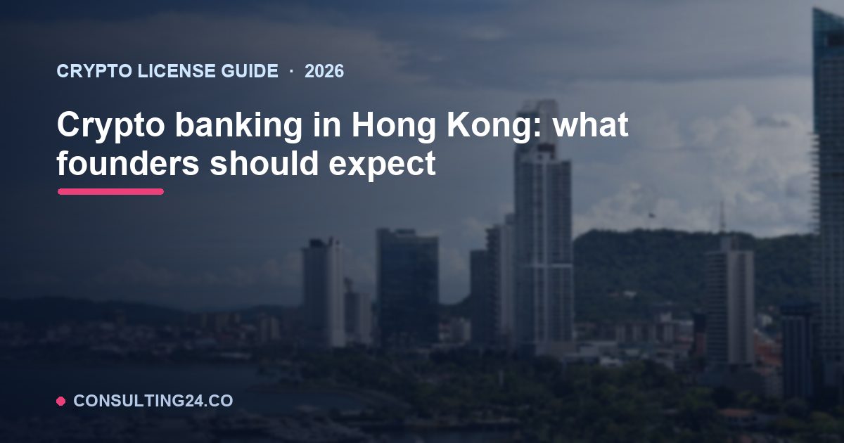 Crypto banking in Hong — Consulting24