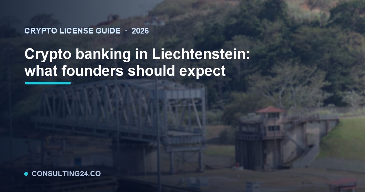 Crypto banking in Liechtenstein: — Consulting24