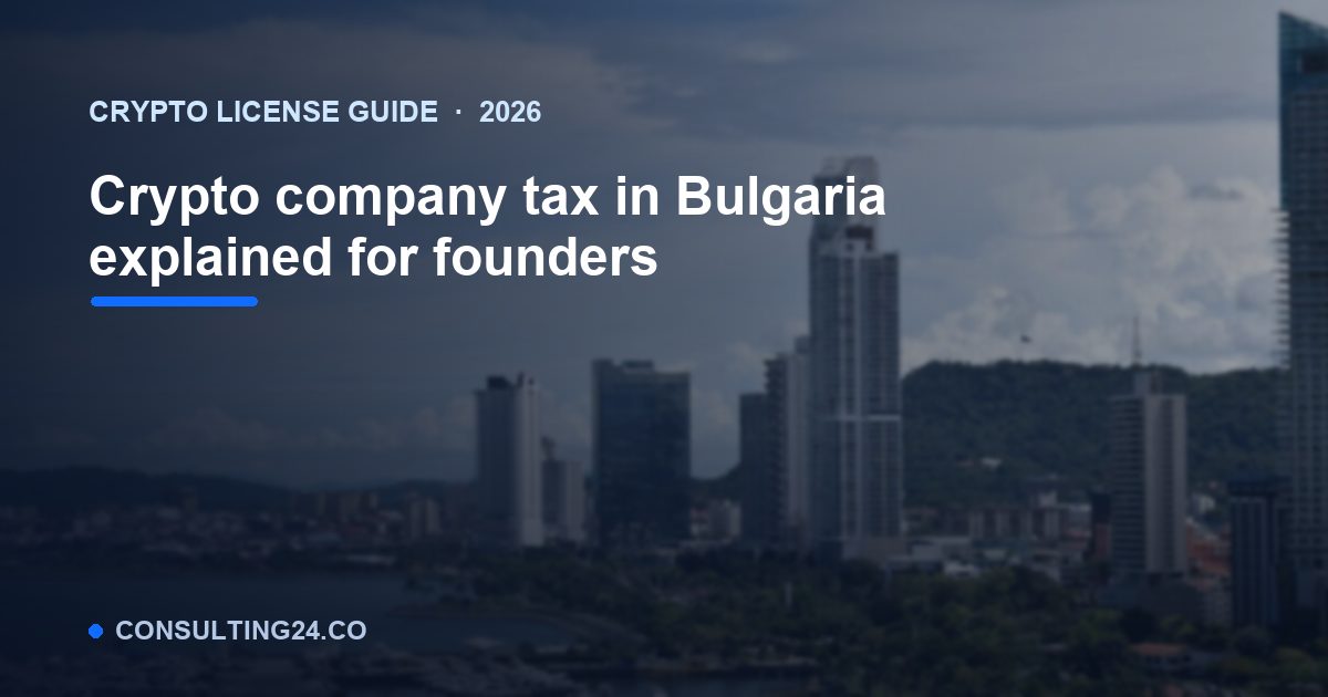 Crypto company tax in — Consulting24