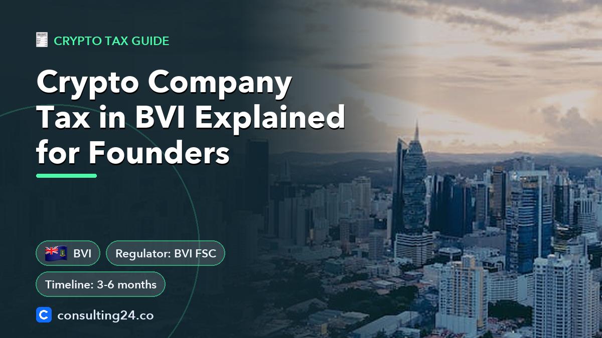 Crypto company tax in: Consulting24 crypto licensing guide