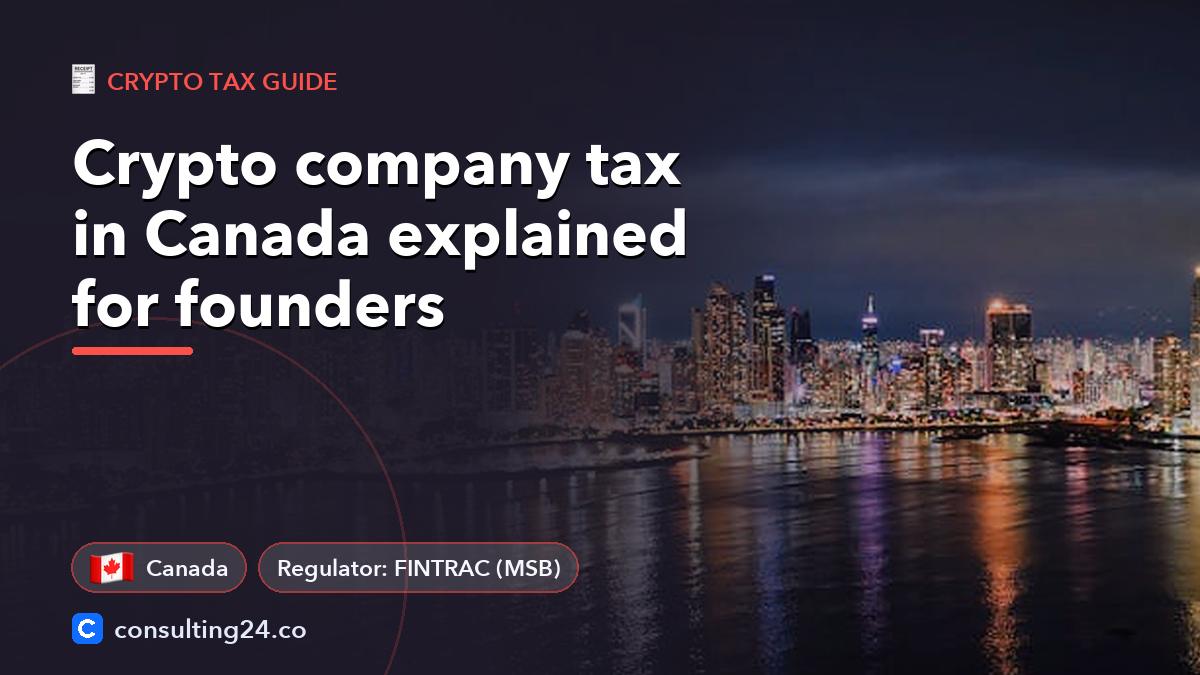 Crypto company tax in: Consulting24 crypto licensing guide