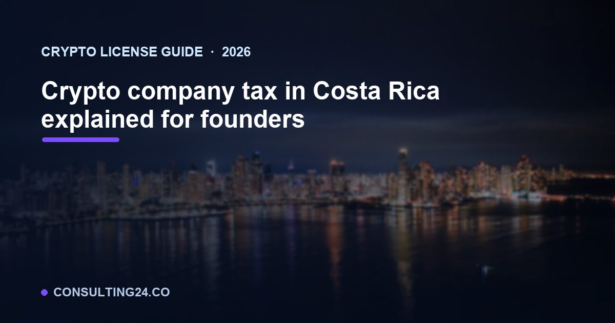 Crypto company tax in — Consulting24