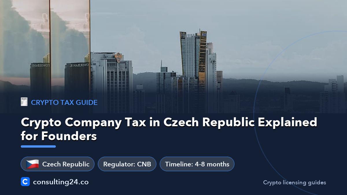 Crypto company tax in: Consulting24 crypto licensing guide