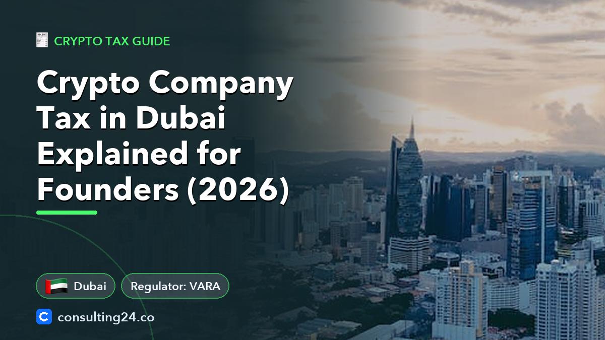 Crypto company tax in: Consulting24 crypto licensing guide