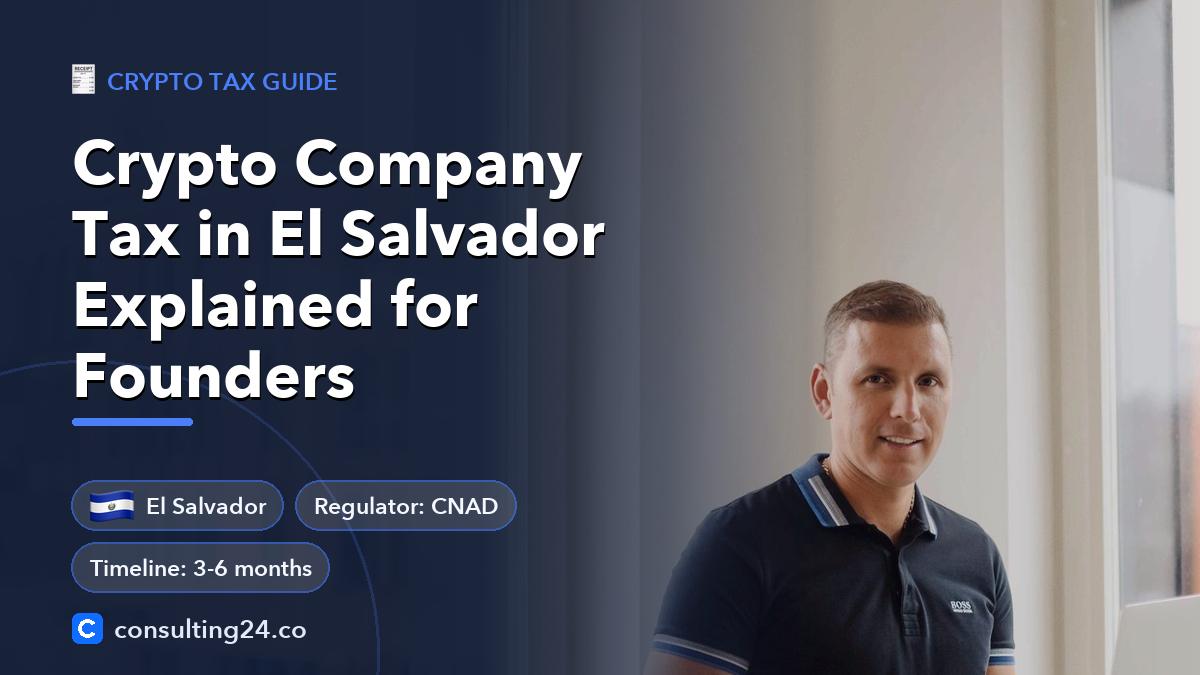 Crypto company tax in: Consulting24 crypto licensing guide