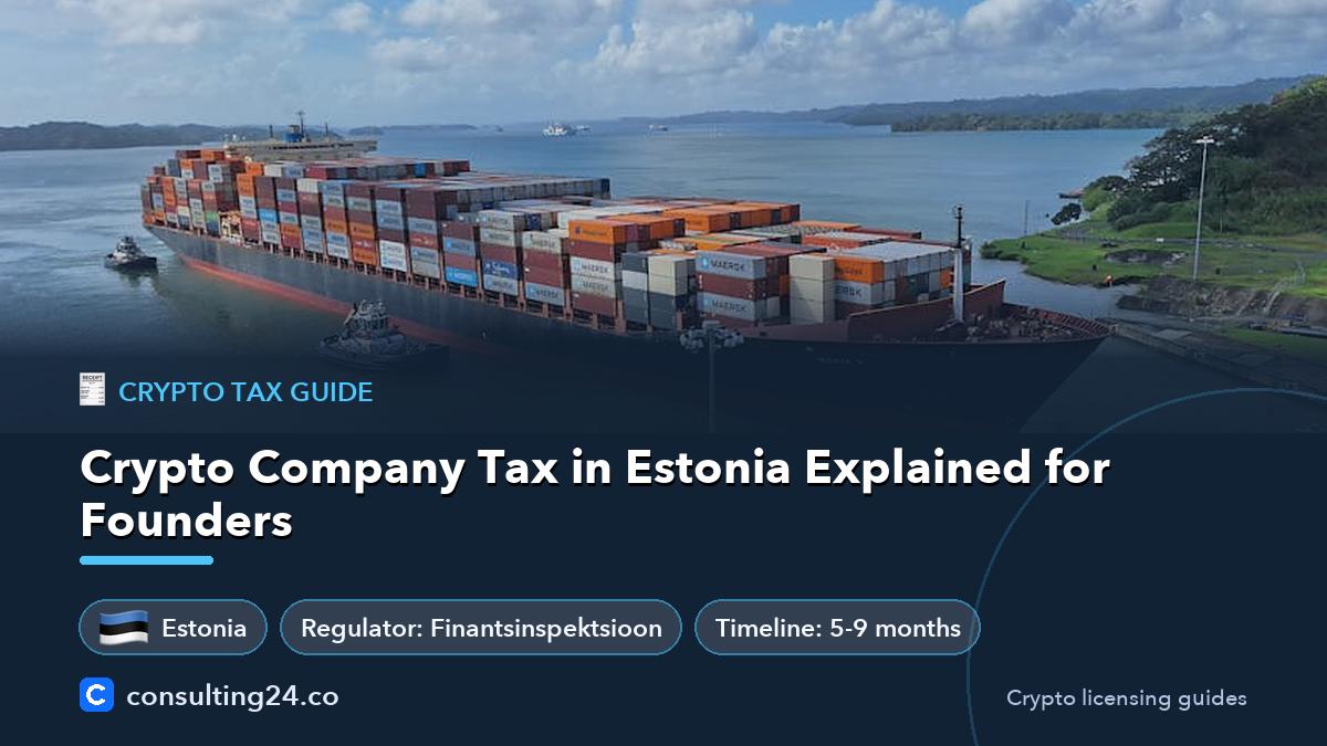 Crypto company tax in: Consulting24 crypto licensing guide