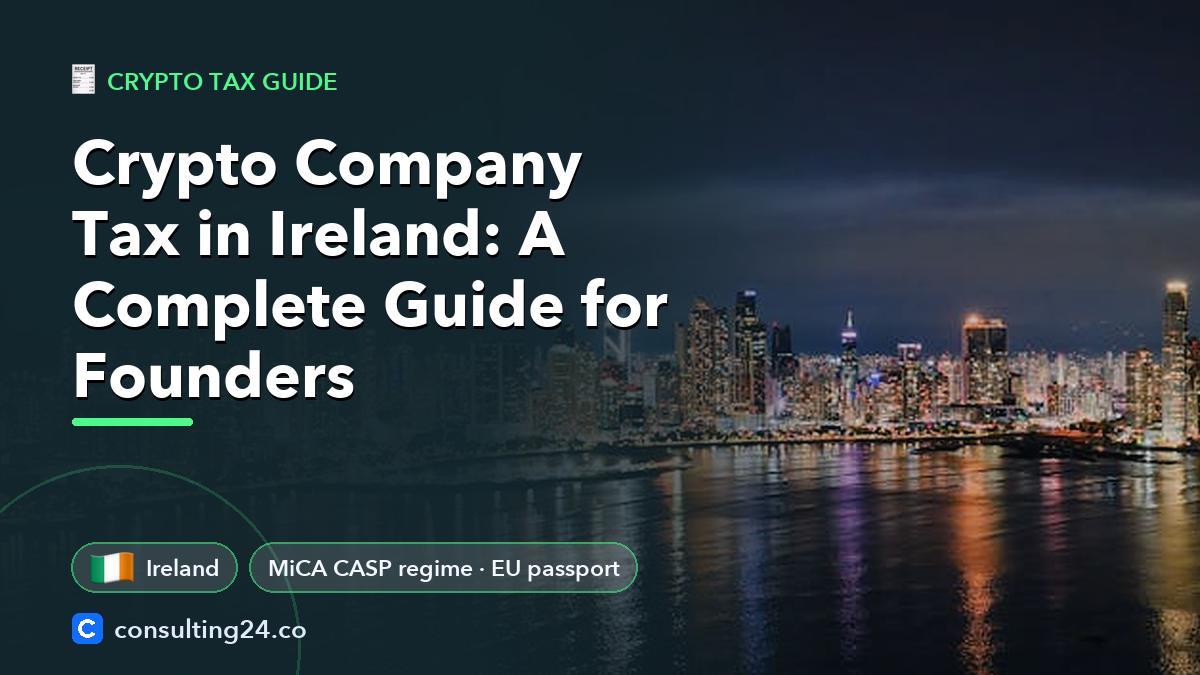 Crypto company tax in: Consulting24 crypto licensing guide