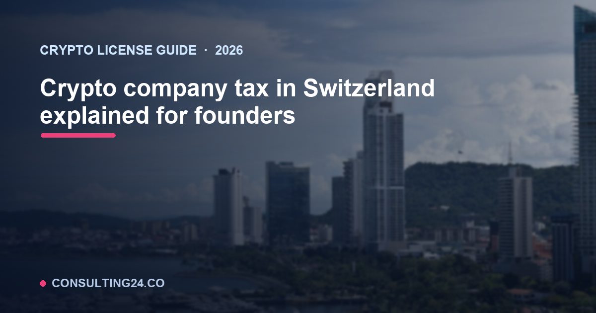 Crypto company tax in — Consulting24