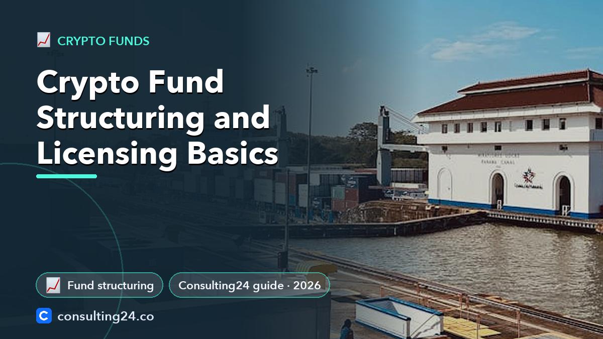 Crypto Fund Structuring and Licensing Basics: cover image (Crypto funds, Consulting24)