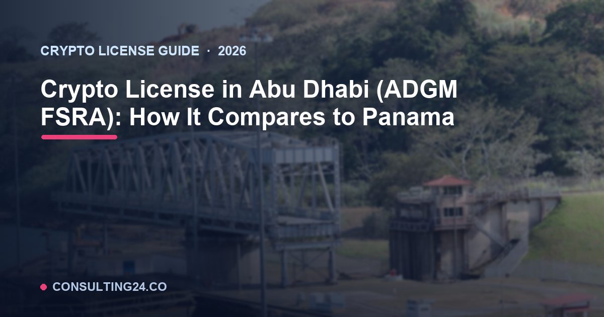 crypto license Abu Dhabi — Consulting24