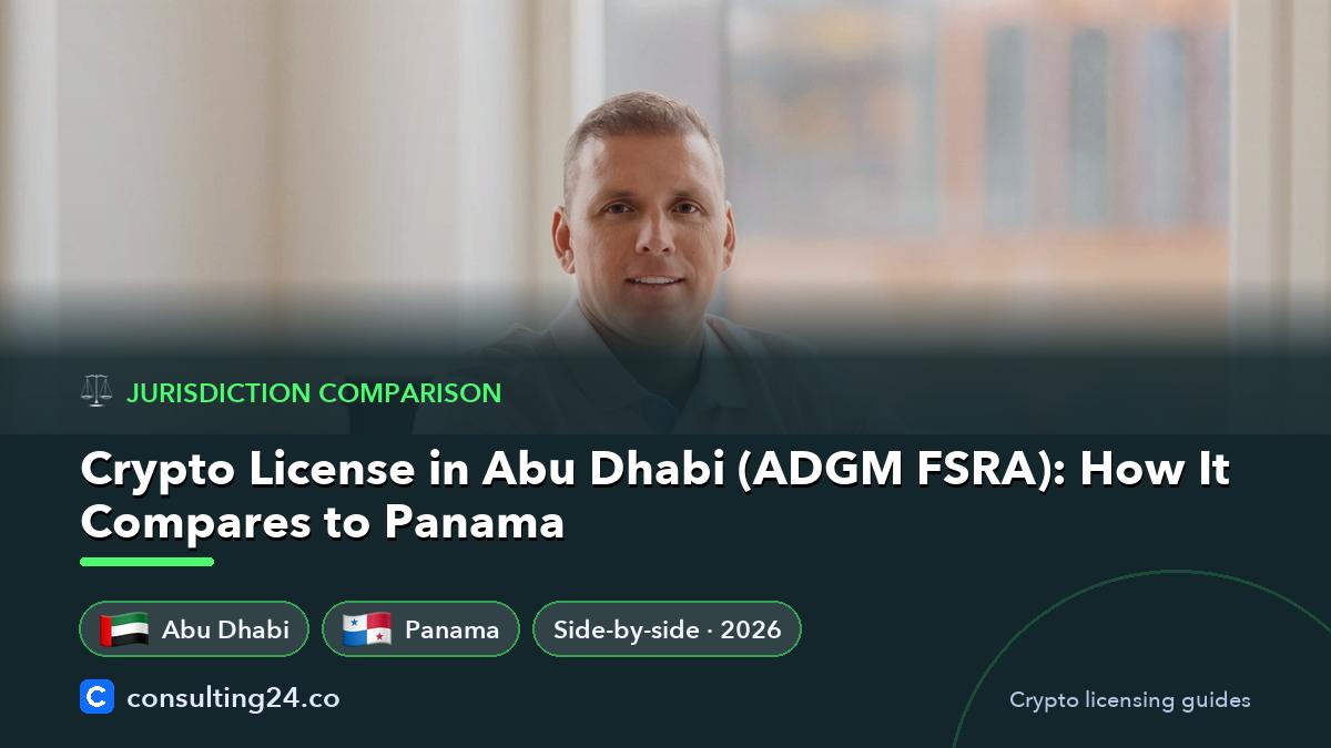 crypto license Abu Dhabi: Consulting24 crypto licensing guide