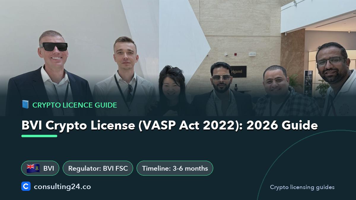 crypto license BVI: Consulting24 crypto licensing guide