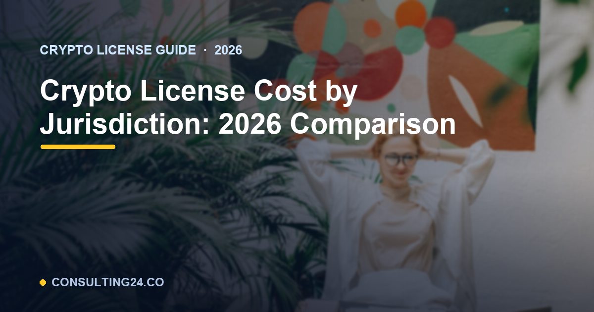 Crypto License Cost — Consulting24