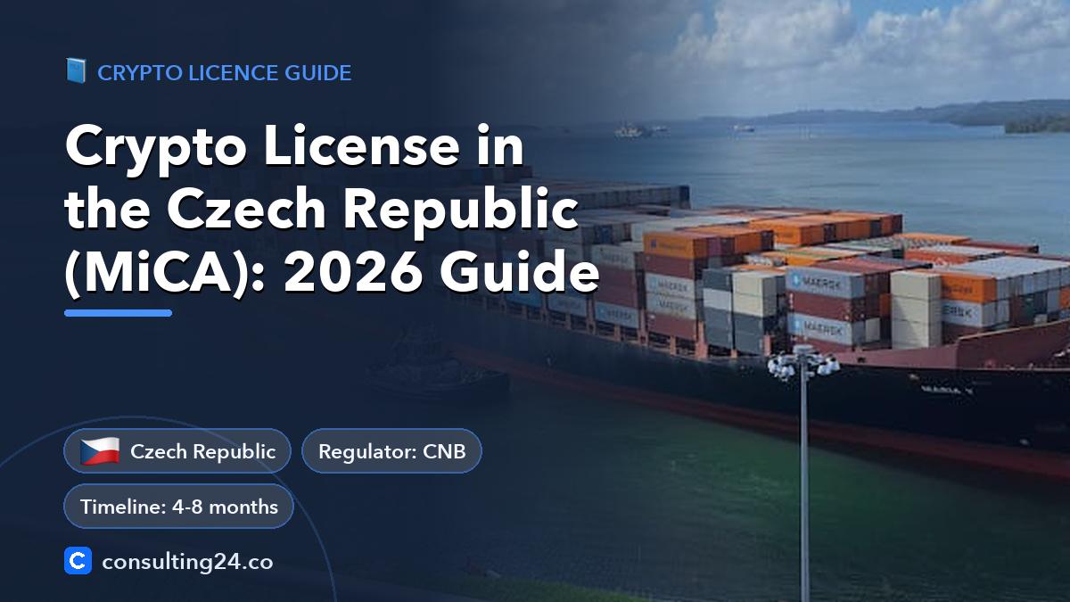 crypto license Czech Republic: Consulting24 crypto licensing guide