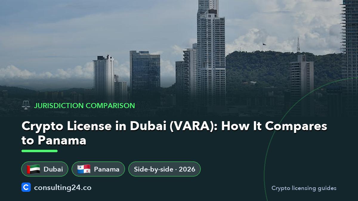 crypto license Dubai: Consulting24 crypto licensing guide