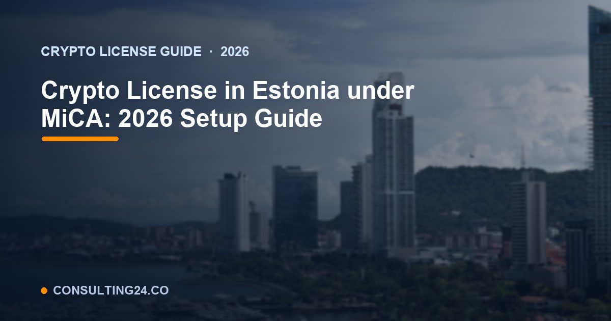 crypto license Estonia — Consulting24