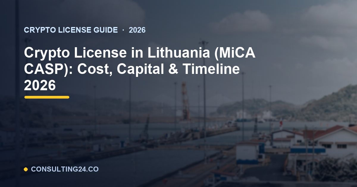 crypto license Lithuania — Consulting24