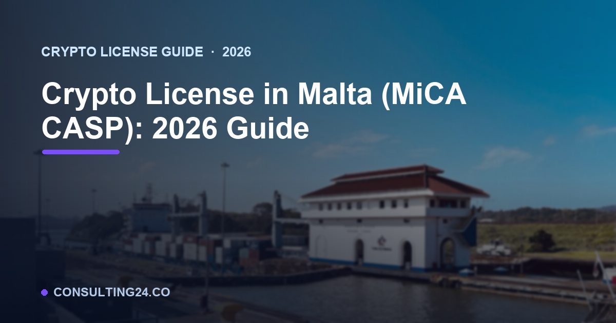 crypto license Malta — Consulting24