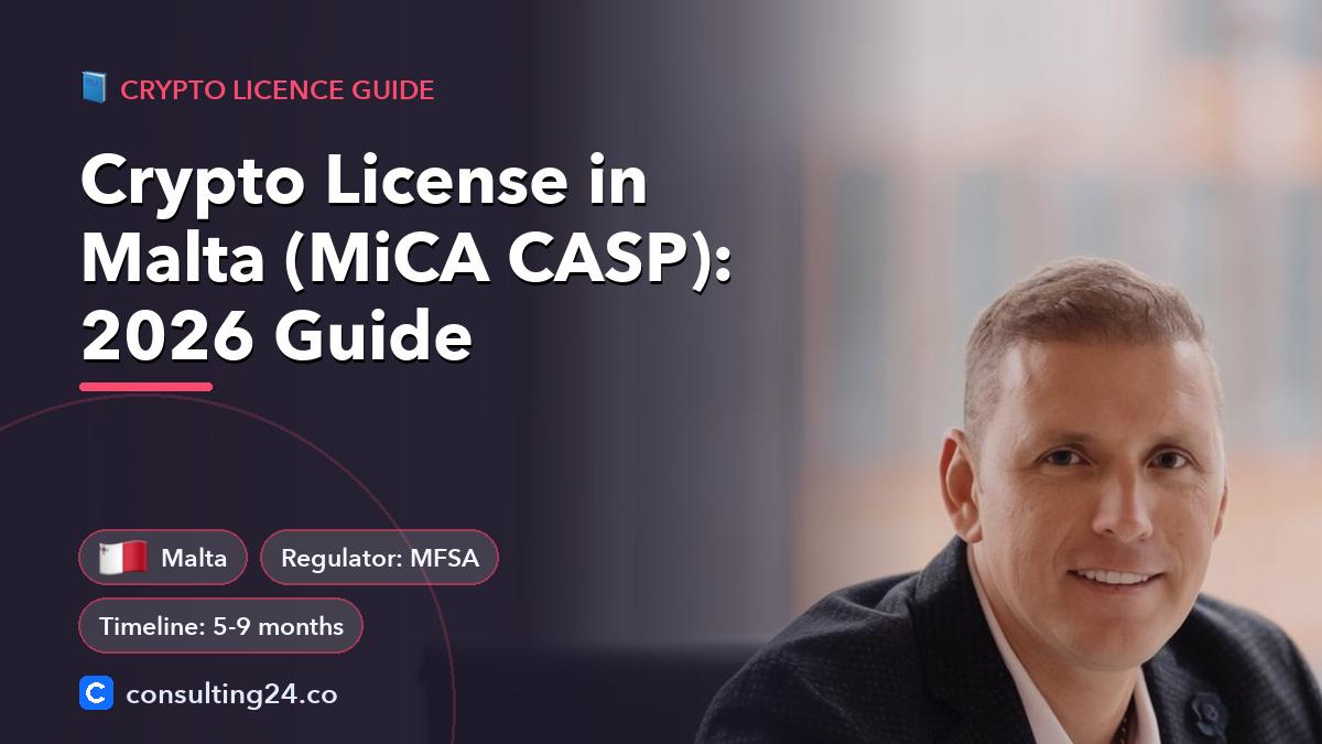 crypto license Malta: Consulting24 crypto licensing guide