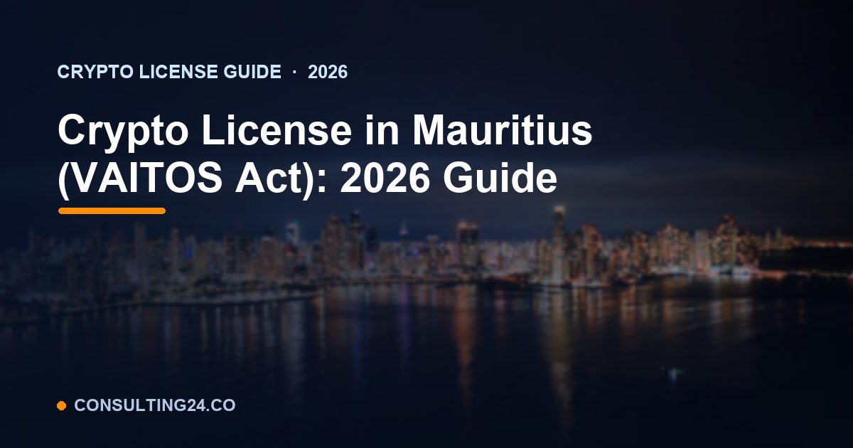 crypto license Mauritius — Consulting24