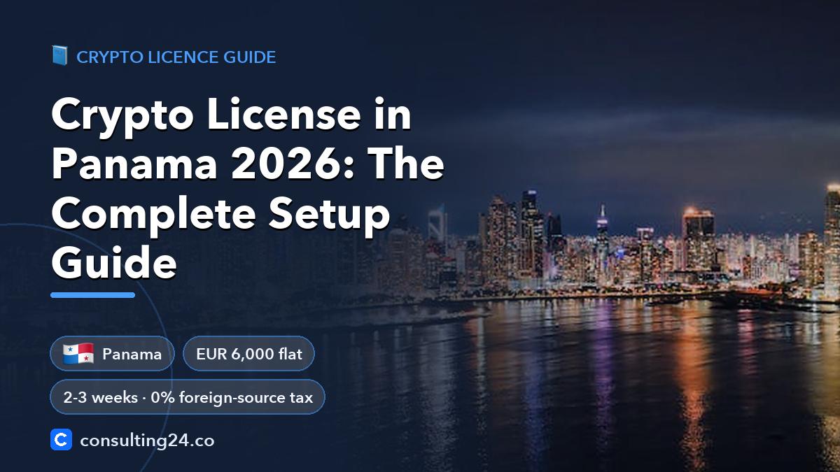 crypto license in Panama: Consulting24 crypto licensing guide