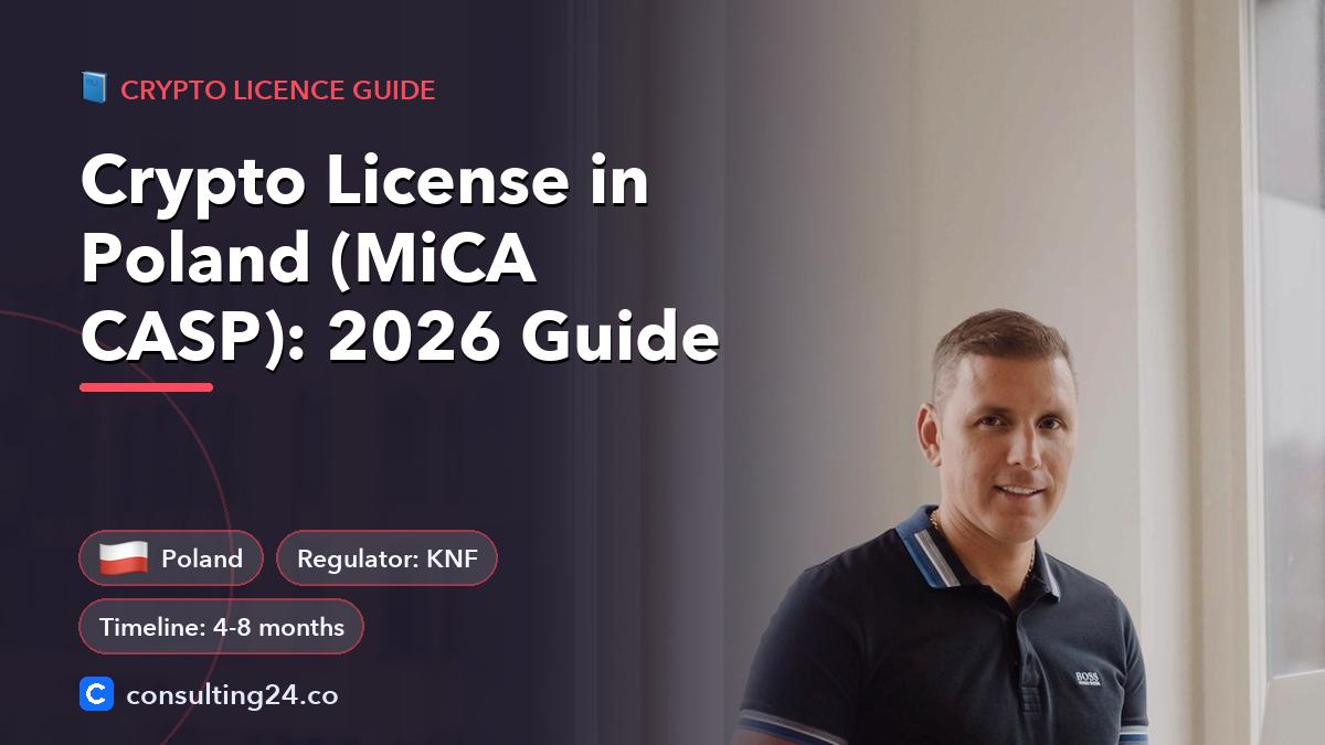 crypto license Poland: Consulting24 crypto licensing guide