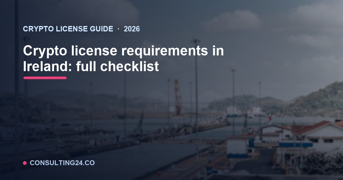 Crypto license requirements in — Consulting24