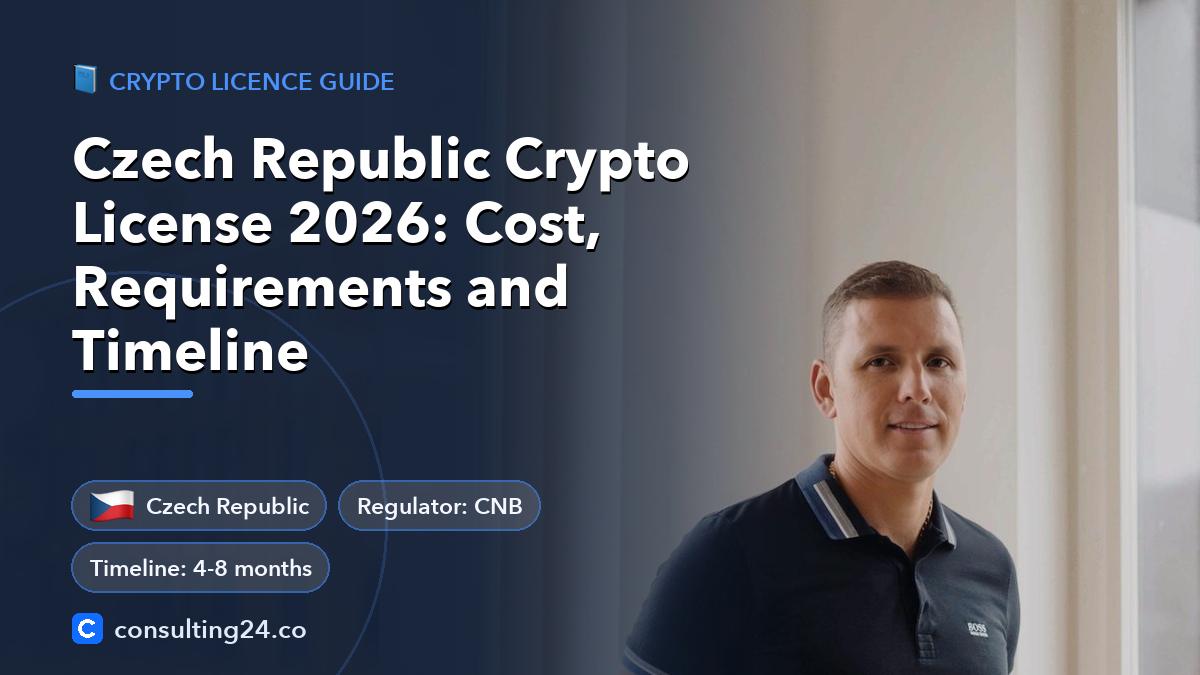 Czech Republic crypto license: Consulting24 crypto licensing guide