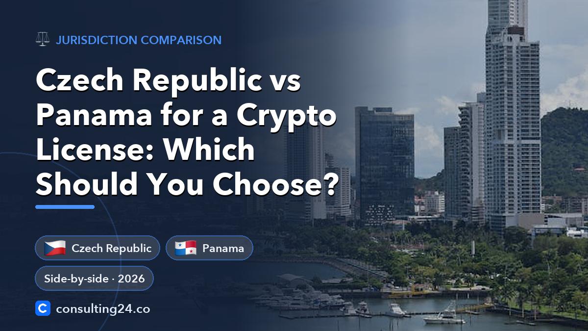 Czech Republic vs Panama crypto license: Consulting24 crypto licensing guide