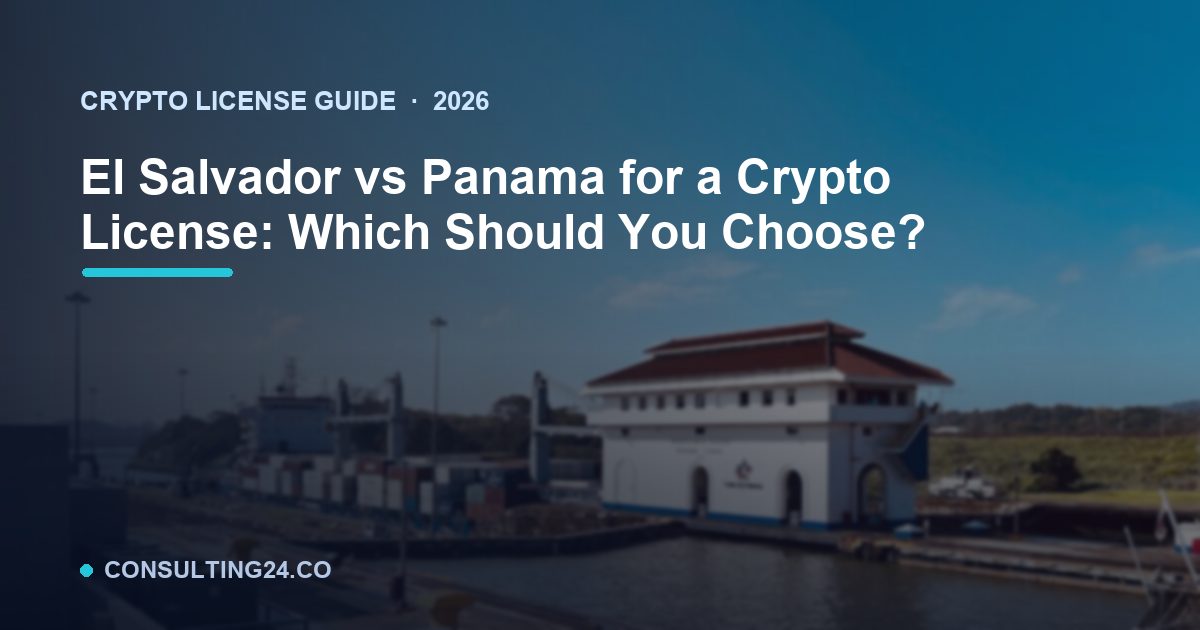 El Salvador vs Panama crypto license — Consulting24