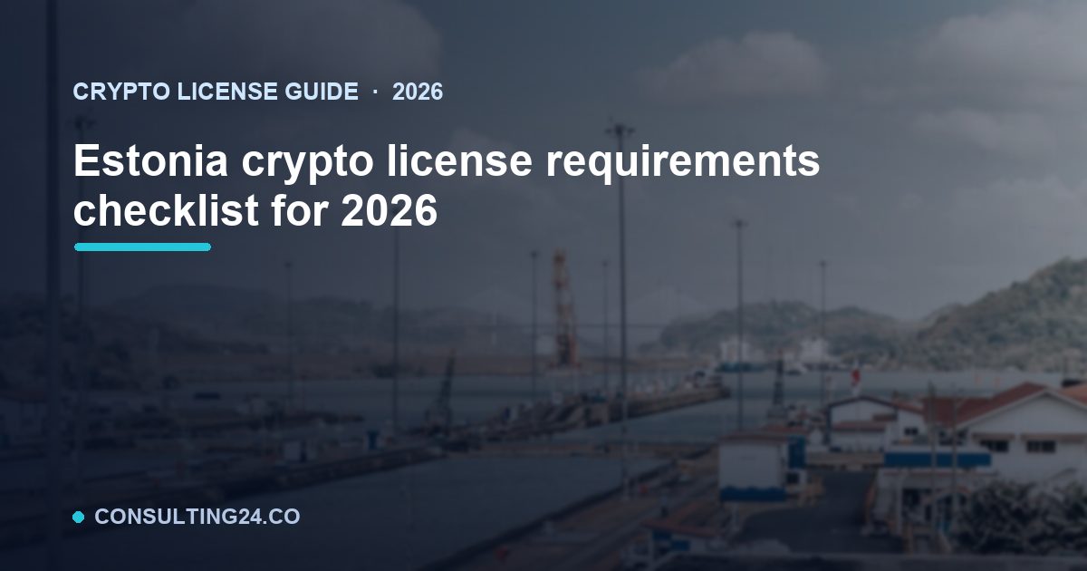 Estonia crypto license requirements — Consulting24