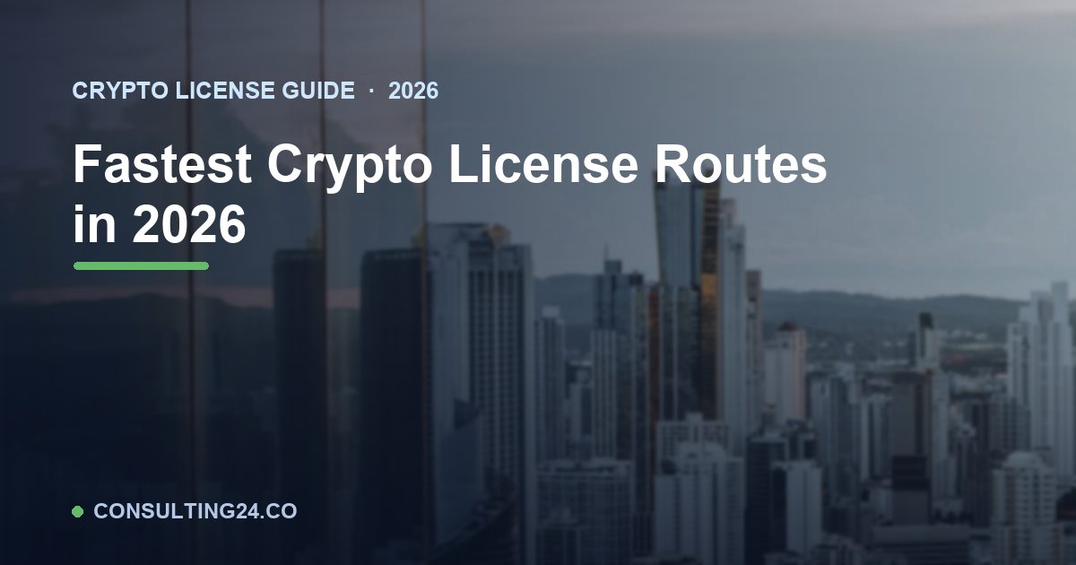 Fastest Crypto License — Consulting24