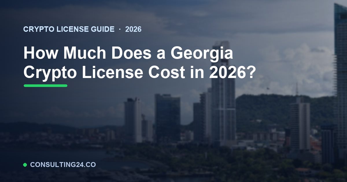 Georgia crypto license cost — Consulting24